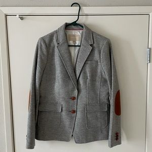 Banana Republic wool blend elbow patches blazer